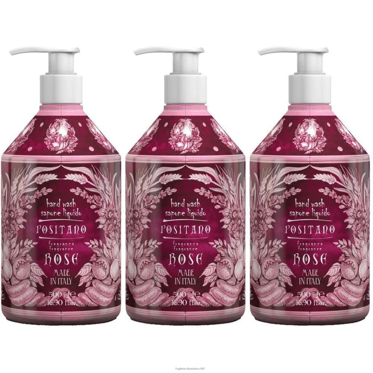 Cerca Offerte di le maioliche sapone liquido mani positano rosa damascena linea positan e acquista online