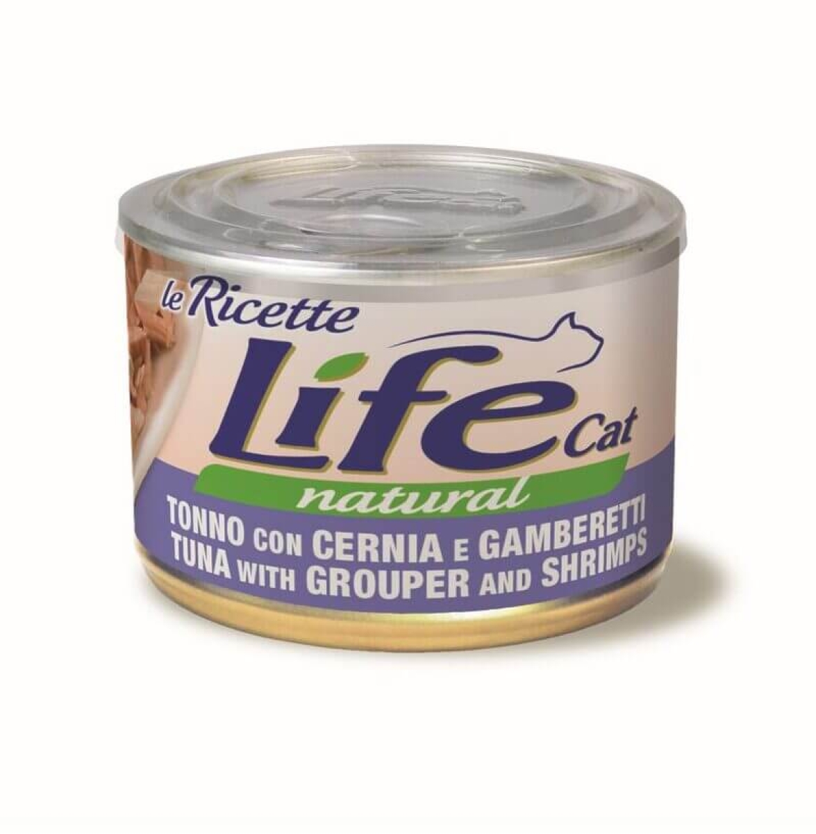 Cerca Offerte di Le ricette life cat natural tonno cernia gamberetti - alimento umido per gatti 150 gr e acquista online