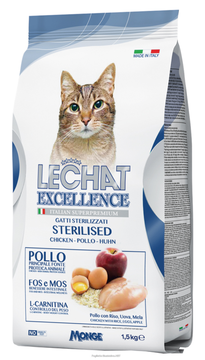 Cerca Offerte di lechat excellence sterilised cibo secco pollo per gatti adulti 1,5kg e acquista online