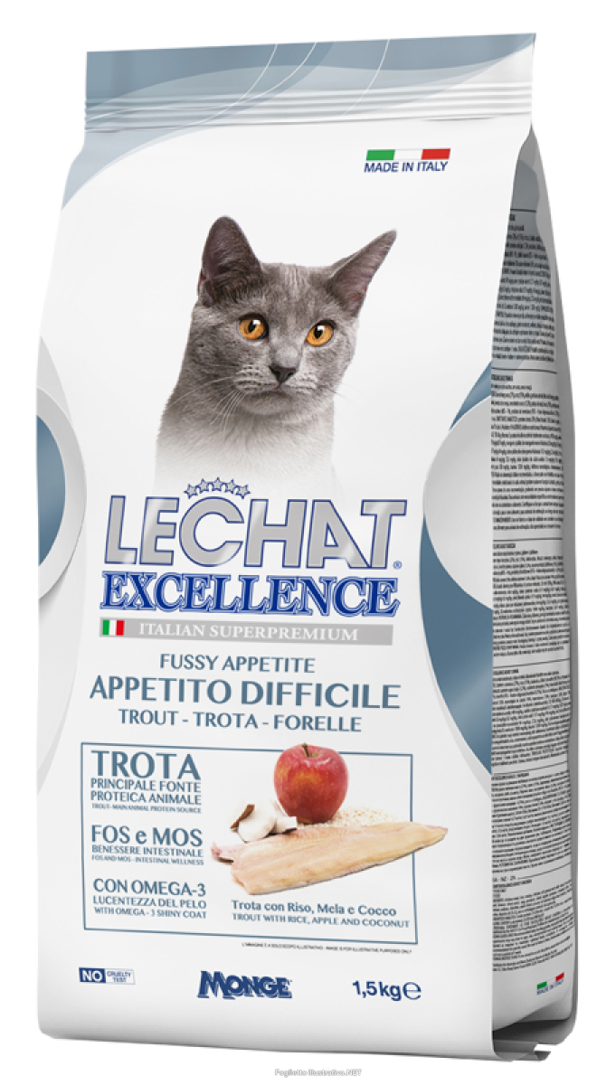 Cerca Offerte di lechat gatto excellence fussy appetite trota 1,5kg e acquista online
