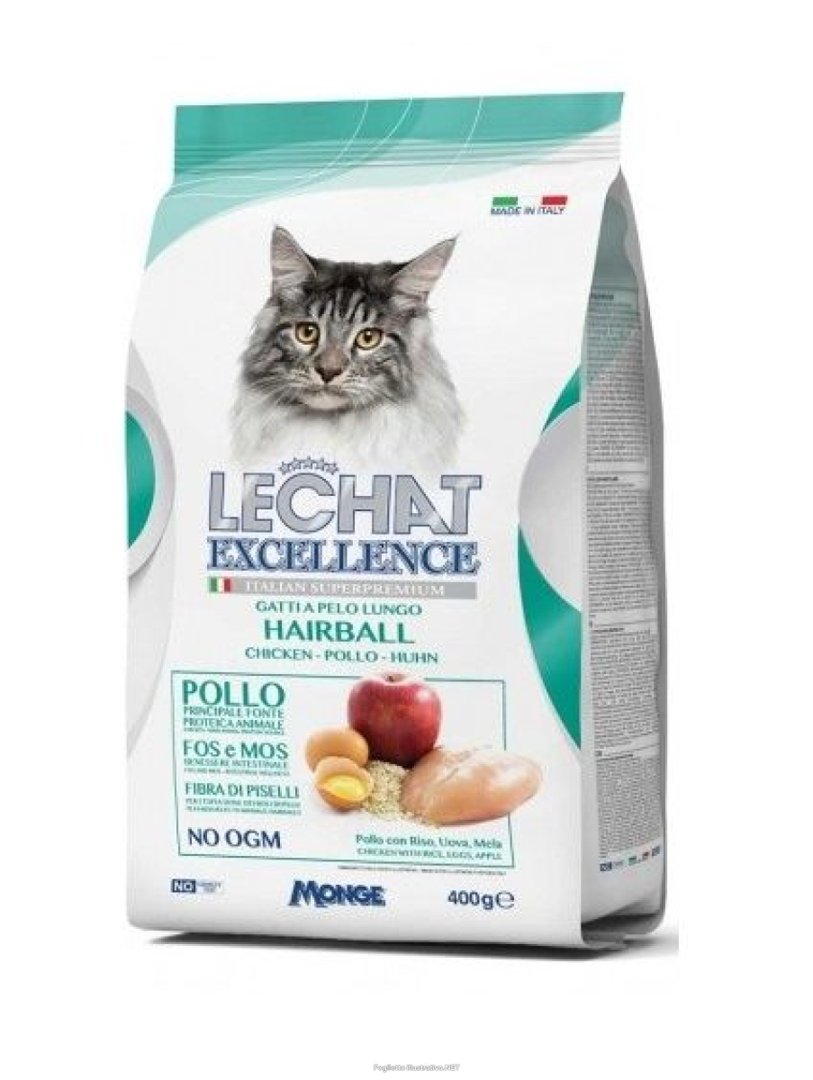 Cerca Offerte di lechat gatto excellence hairball pollo 400gr e acquista online