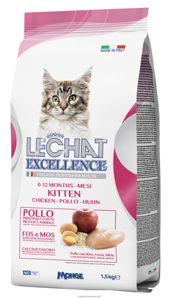 Cerca Offerte di lechat gatto excellence kitten pollo 1,5kg e acquista online