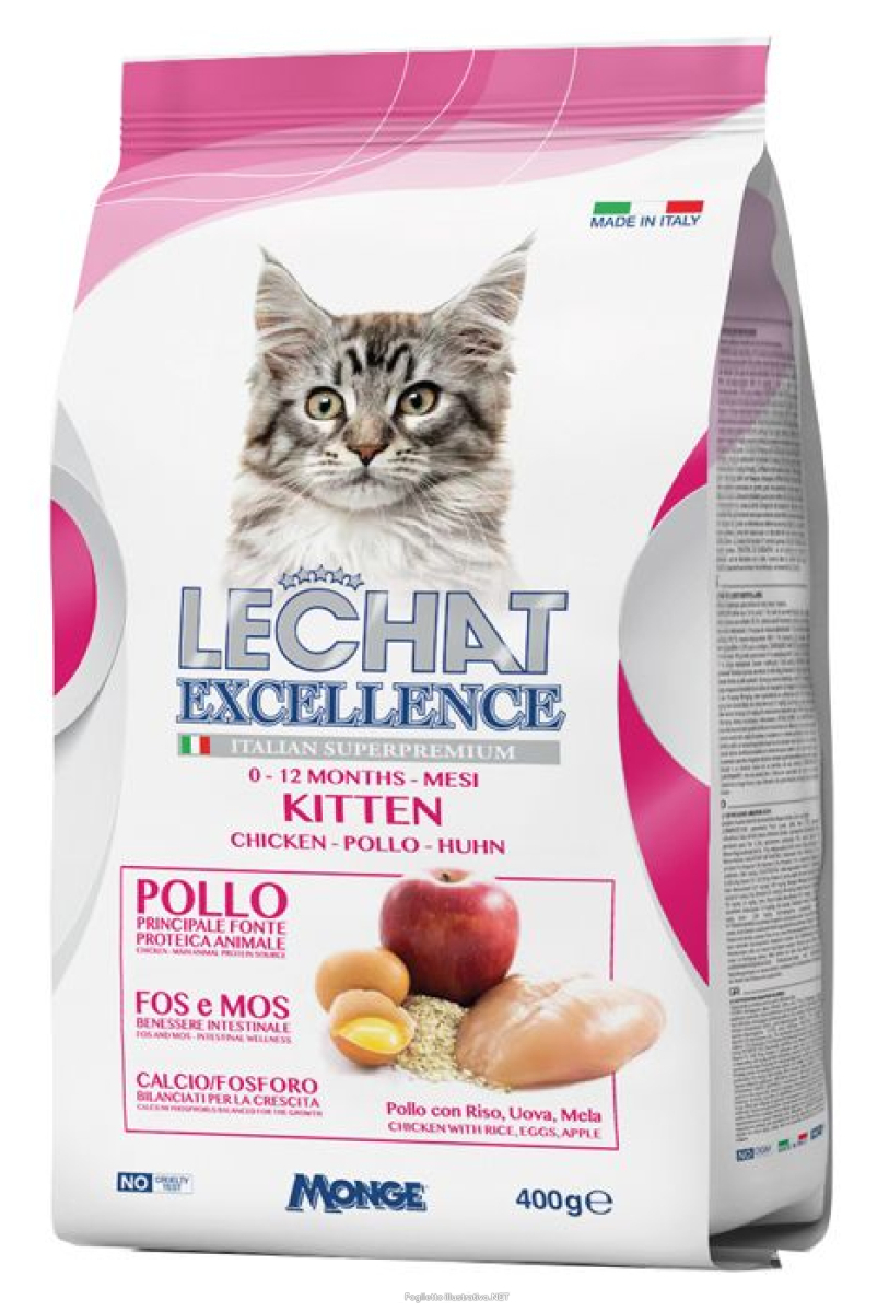 Cerca Offerte di lechat gatto excellence kitten pollo 400gr e acquista online