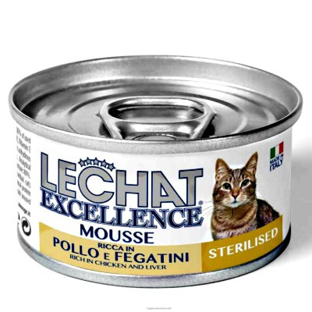 Cerca Offerte di lechat gatto excellence mousse sterilised pollo fegatini 85gr (lattina) e acquista online