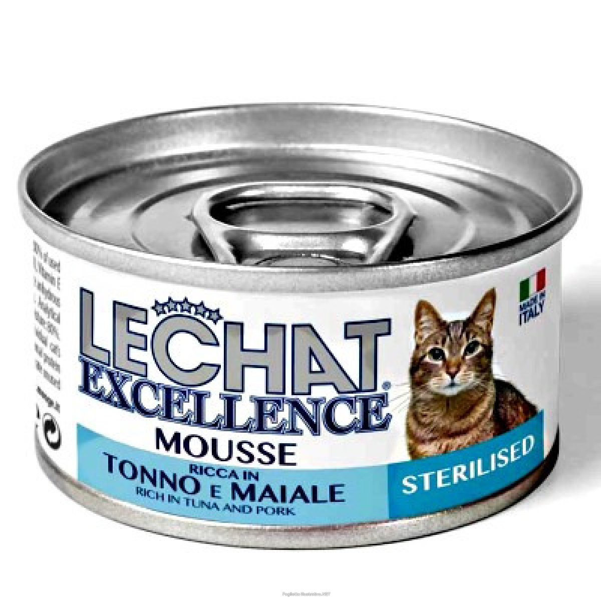 Cerca Offerte di lechat gatto excellence mousse sterilised tonno maiale 85gr (lattina) e acquista online