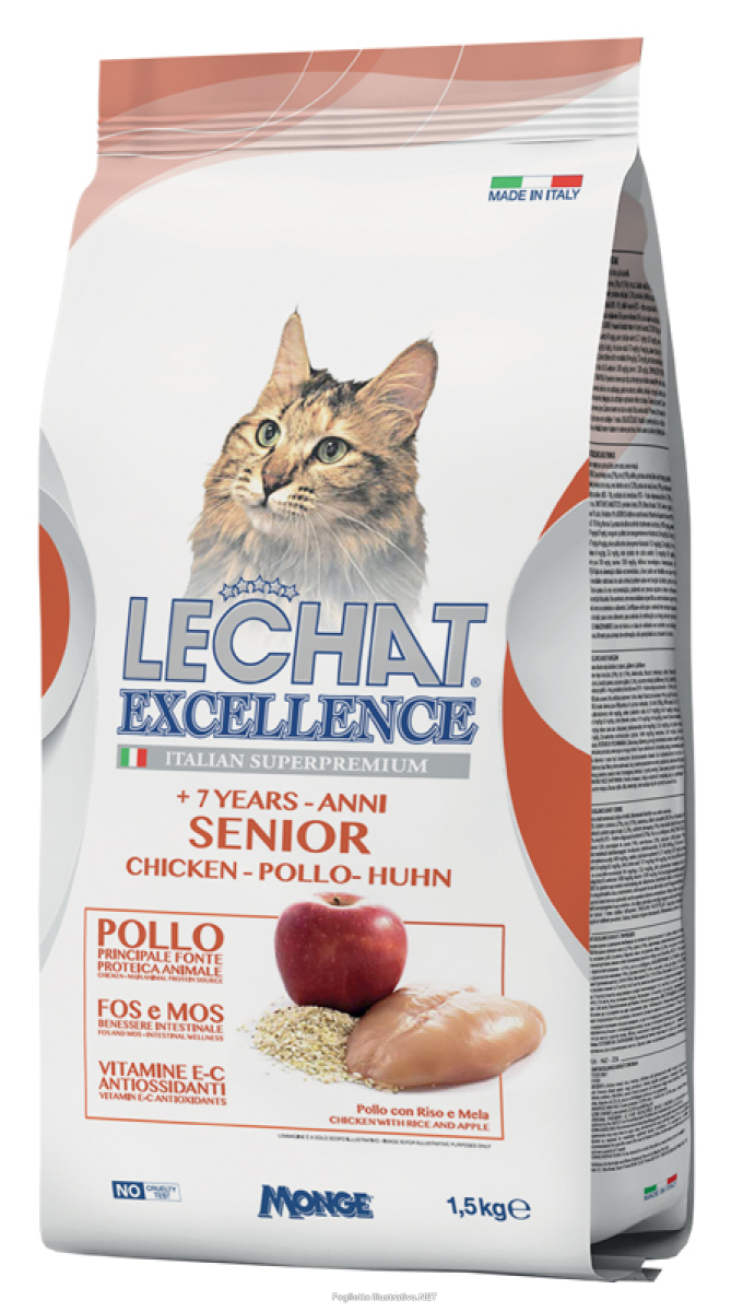 Cerca Offerte di lechat gatto excellence senior pollo 1,5kg e acquista online