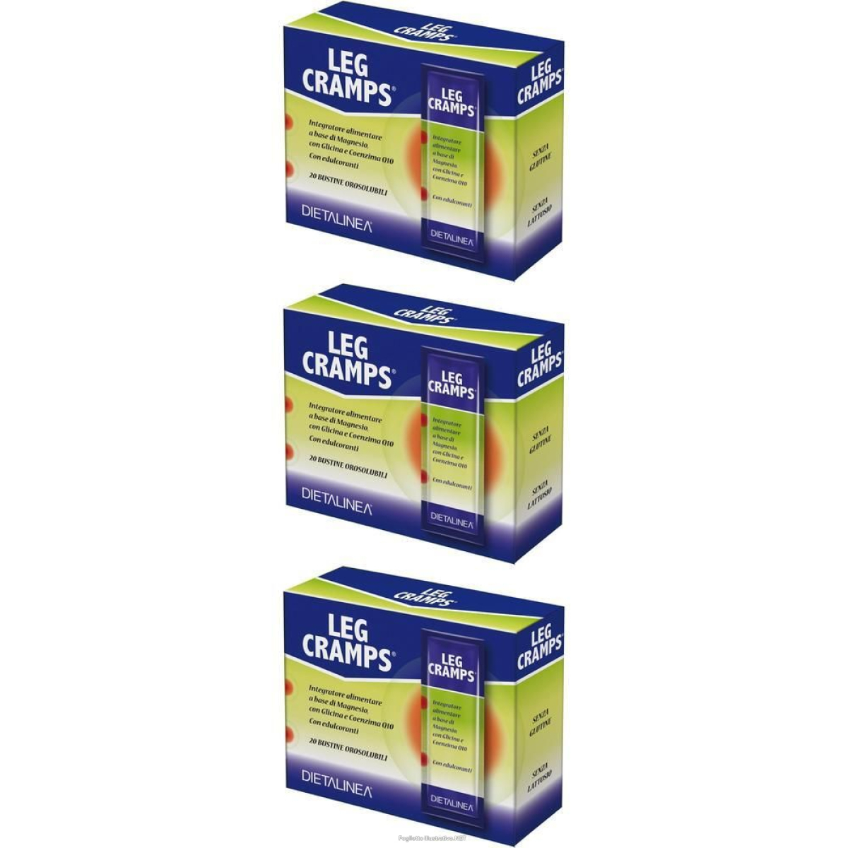 Cerca Offerte di leg cramps 20 bustine orosulubili dietalinea 25 g 3x25 g granuli e acquista online