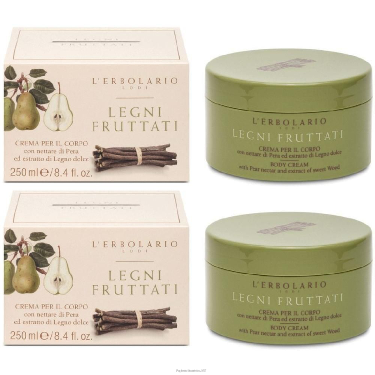 Cerca Offerte di legni fruttati crema corpo 250 ml 2x250 ml e acquista online