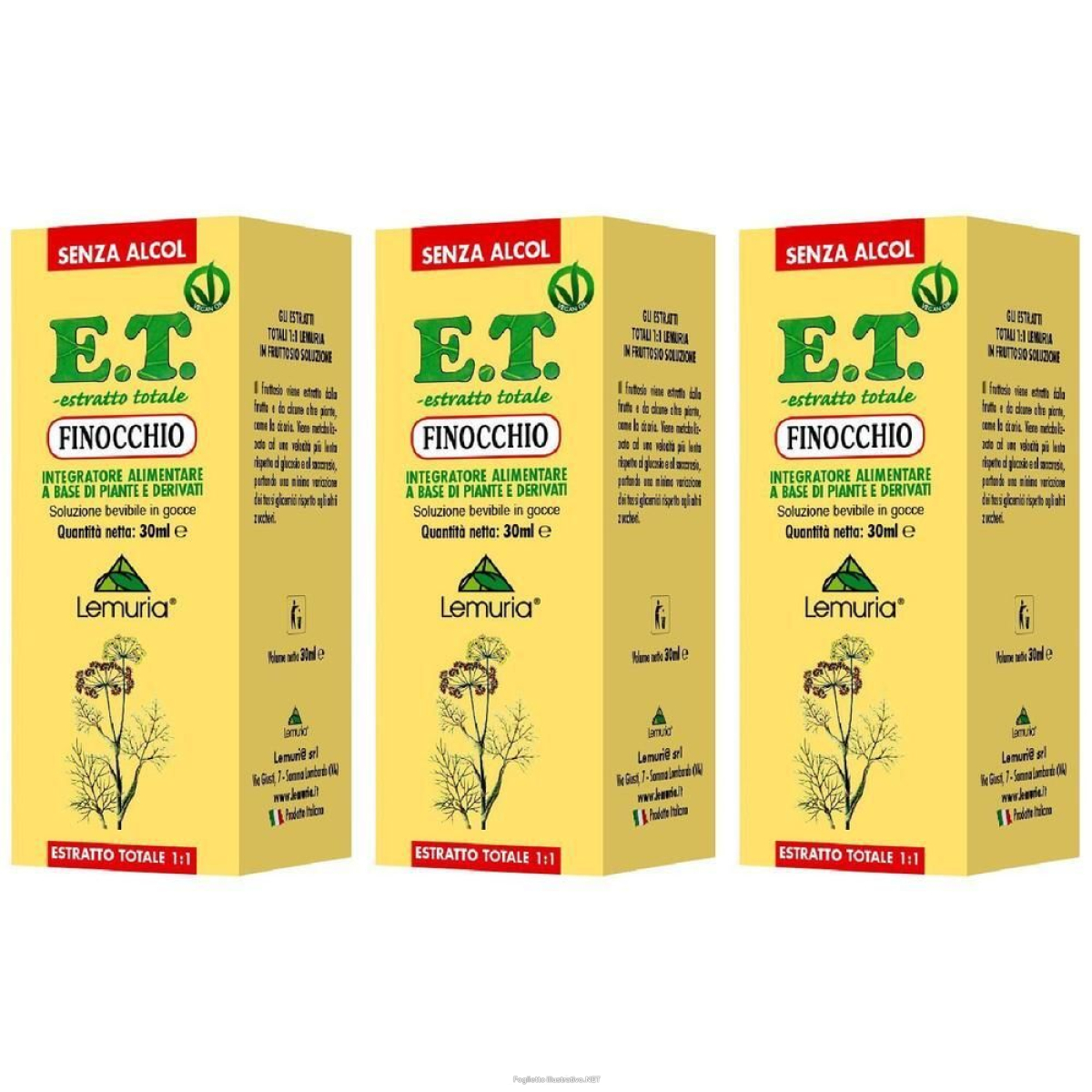 Cerca Offerte di lemuria e.t. finocchio gocce 3x30 ml soluzione orale e acquista online