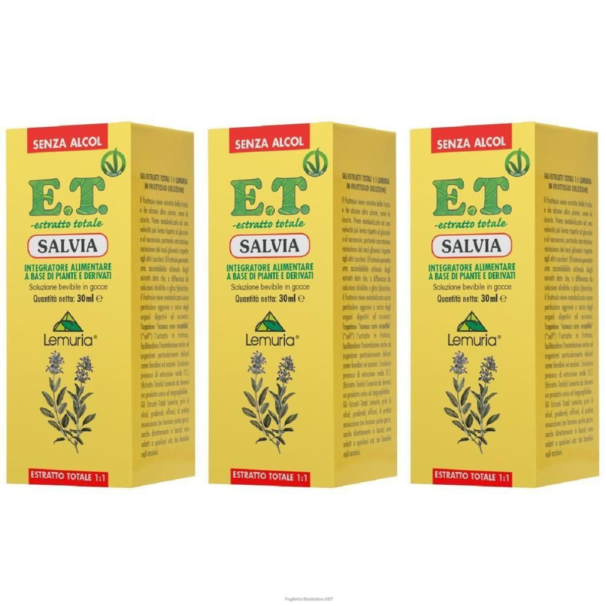Cerca Offerte di lemuria salvia et 3x30 ml gocce orali e acquista online