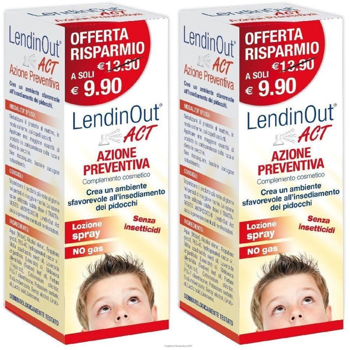 Cerca Offerte di lendinout act azione preventiva spray 100 ml 2x100 ml e acquista online