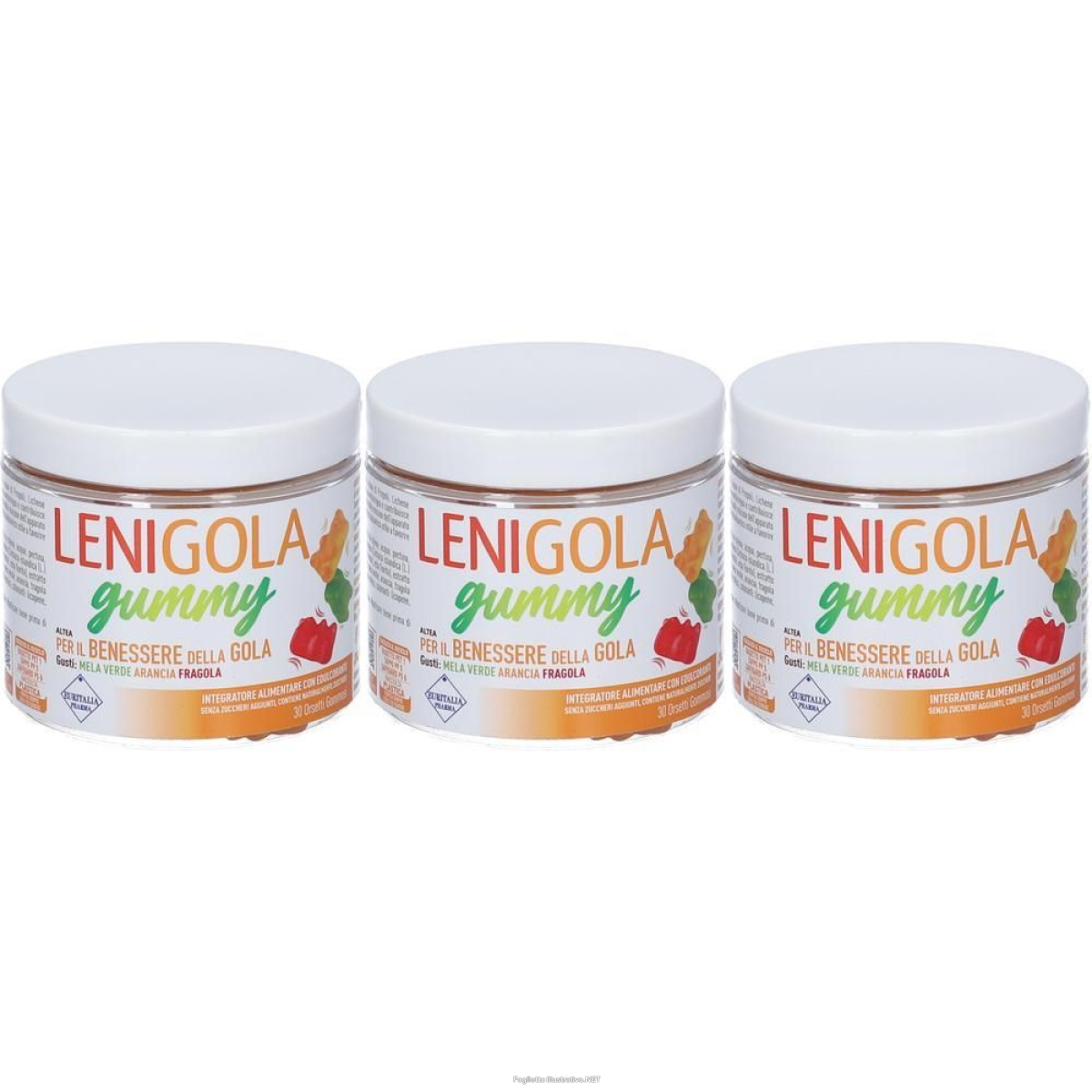 Cerca Offerte di lenigola gummy orsetti gommosi gusti mela verde, arancia e fragola 3x6 e acquista online