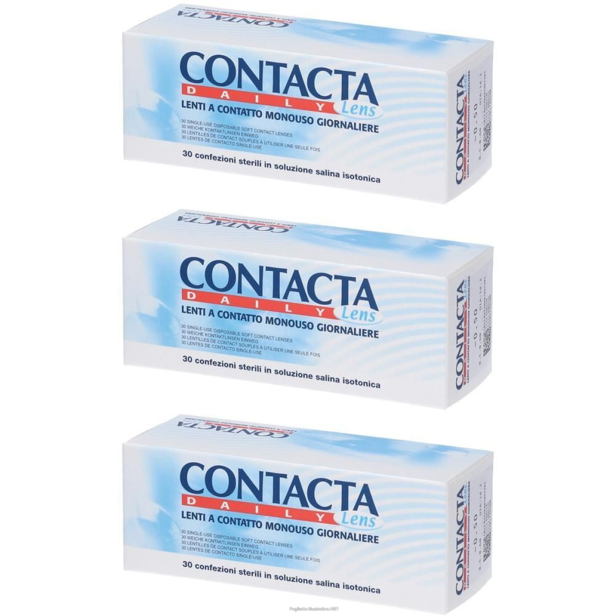 Cerca Offerte di lenti a contatto monouso giornaliera contacta daily lens 30 -0,50 p e acquista online