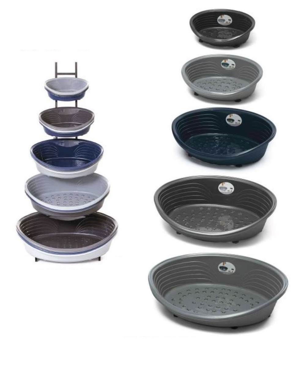 Cerca Offerte di Leopet cane/gatto cesta di plastica straka77 colori misti 93x67,5xh27 cm e acquista online