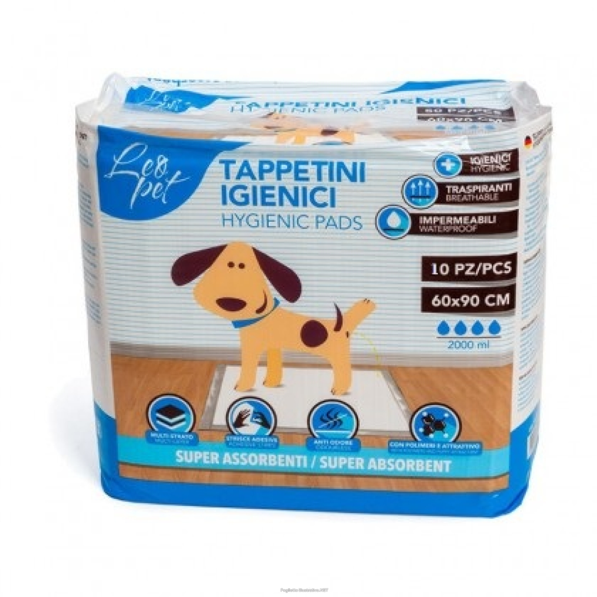 Cerca Offerte di leopet tappetino igienico assorbente 60x90cm 10pz e acquista online