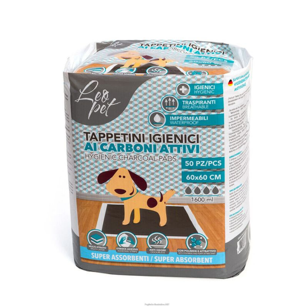 Cerca Offerte di leopet tappetino igienico assorbente carboni attivi 60x60cm 50pz e acquista online