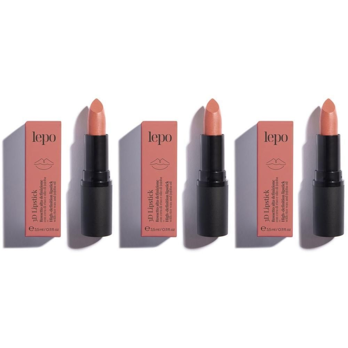 Cerca Offerte di Lepo 3d lipstick rossetto alta definizione tonalità 104 pesca 3x1 st e acquista online
