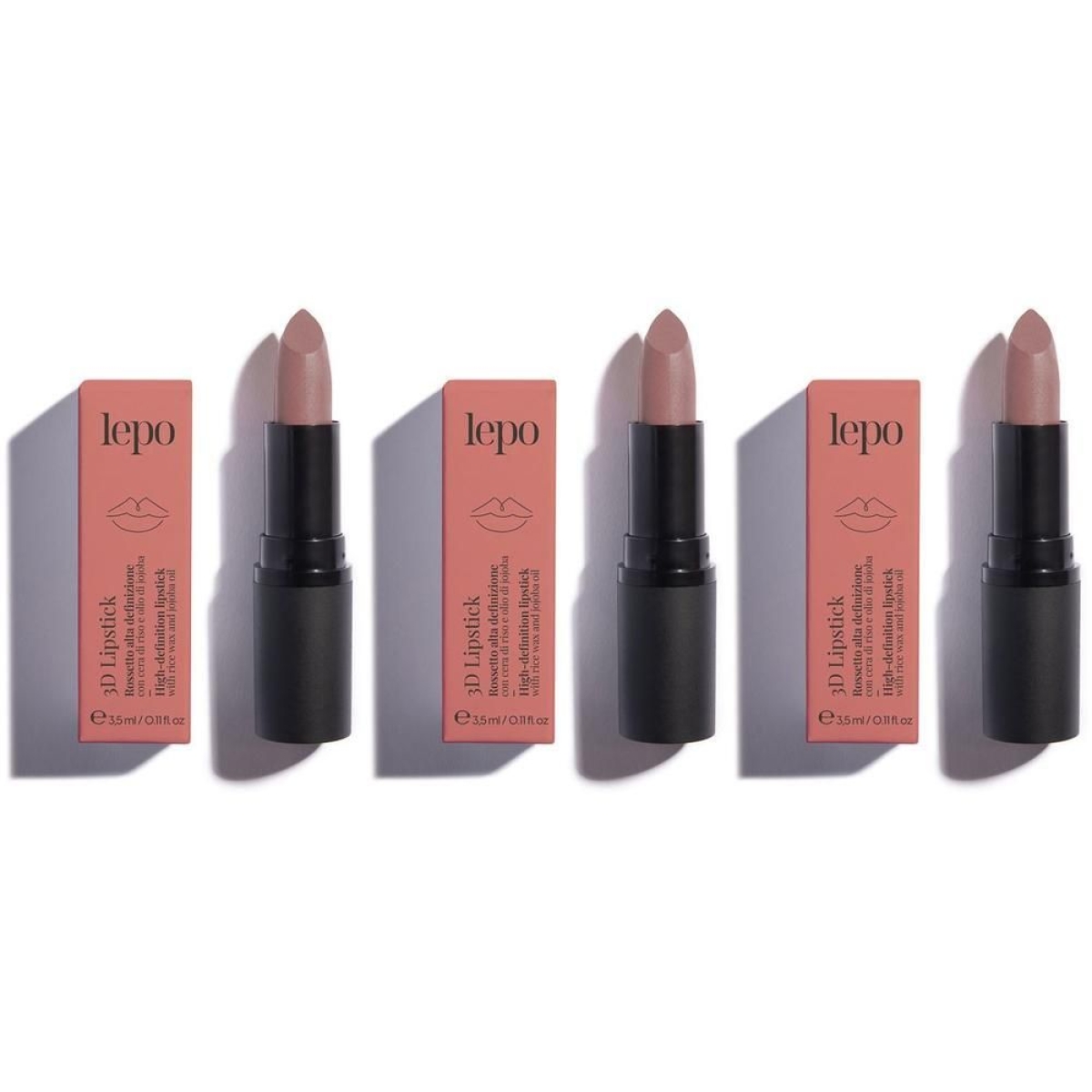 Cerca Offerte di Lepo 3d lipstick rossetto alta definizione tonalità 105 malva 3x1 st e acquista online