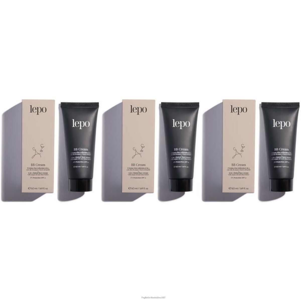 Cerca Offerte di lepo bb cream crema viso colorata 6 in 1 uv protection spf15 tonalità e acquista online