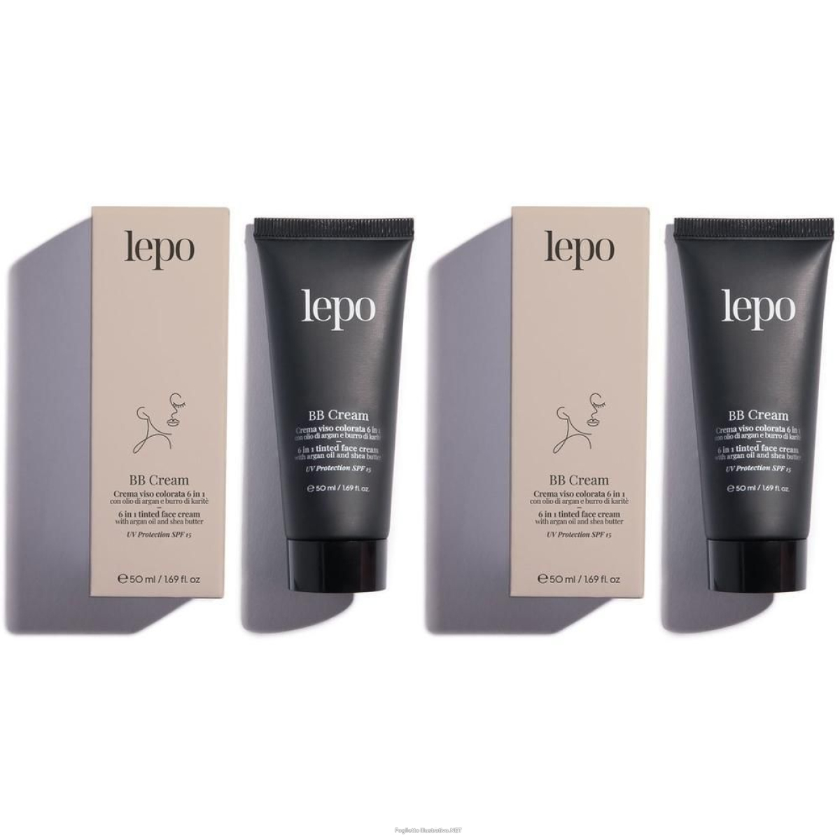 Cerca Offerte di lepo bb cream crema viso colorata 6 in 1 uv protection spf15 tonalità e acquista online