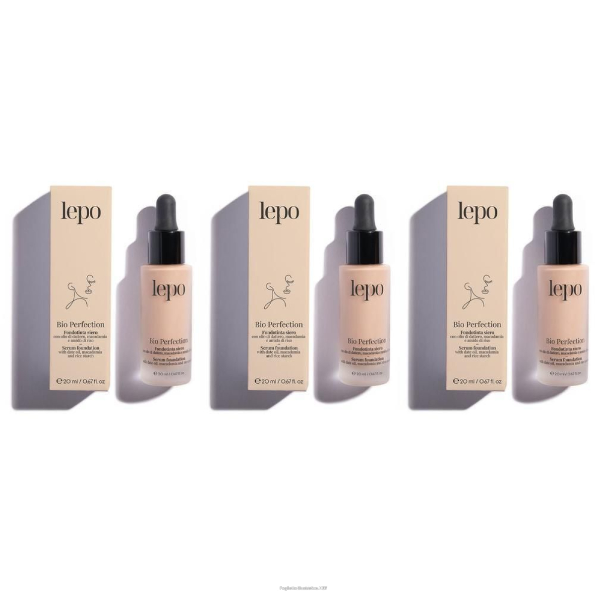 Cerca Offerte di lepo bio perfection fondotinta siero nuance 01 nude 3x1 pz make up e acquista online