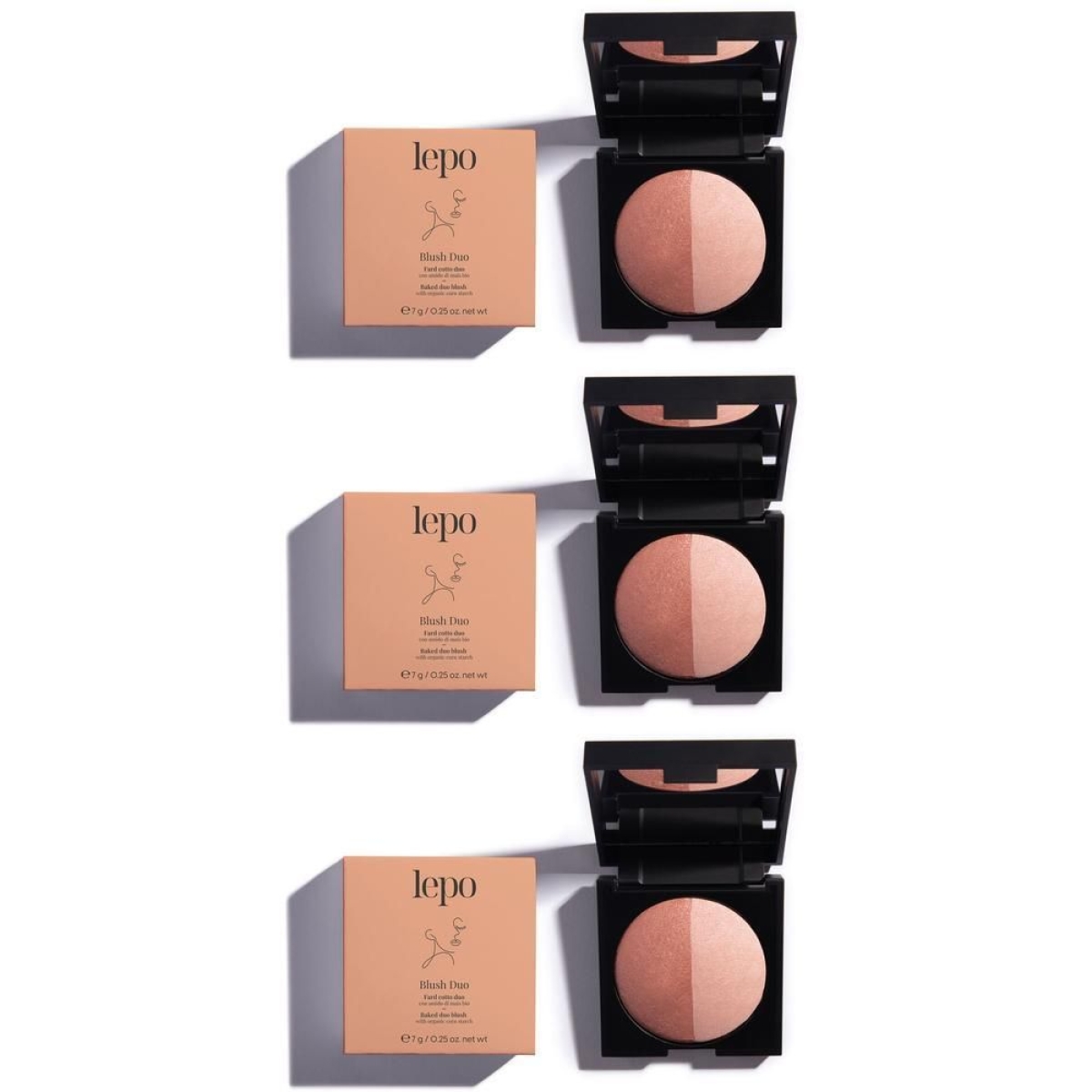 Cerca Offerte di Lepo blush duo fard cotto duo 3x1 st e acquista online