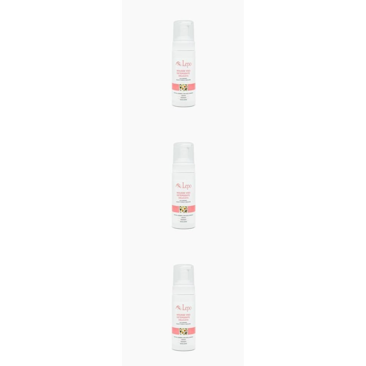 Cerca Offerte di Lepo mousse viso detergente delicata 3x150 ml e acquista online