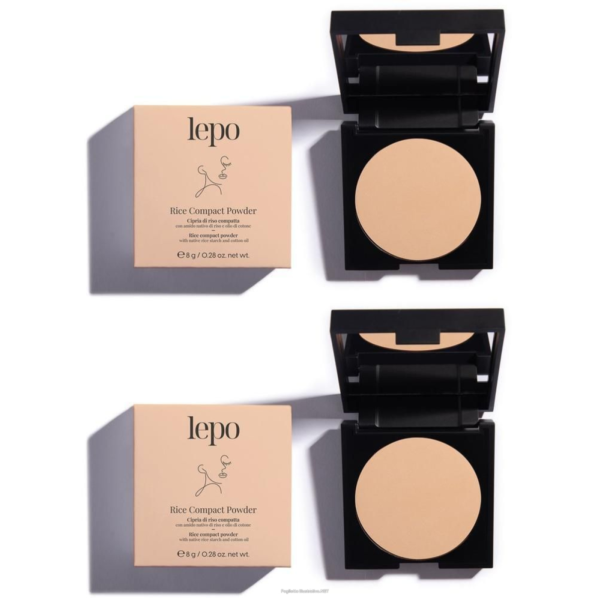 Cerca Offerte di lepo rice compact powder cipria di riso compatta nuance 89 2x1 st e acquista online