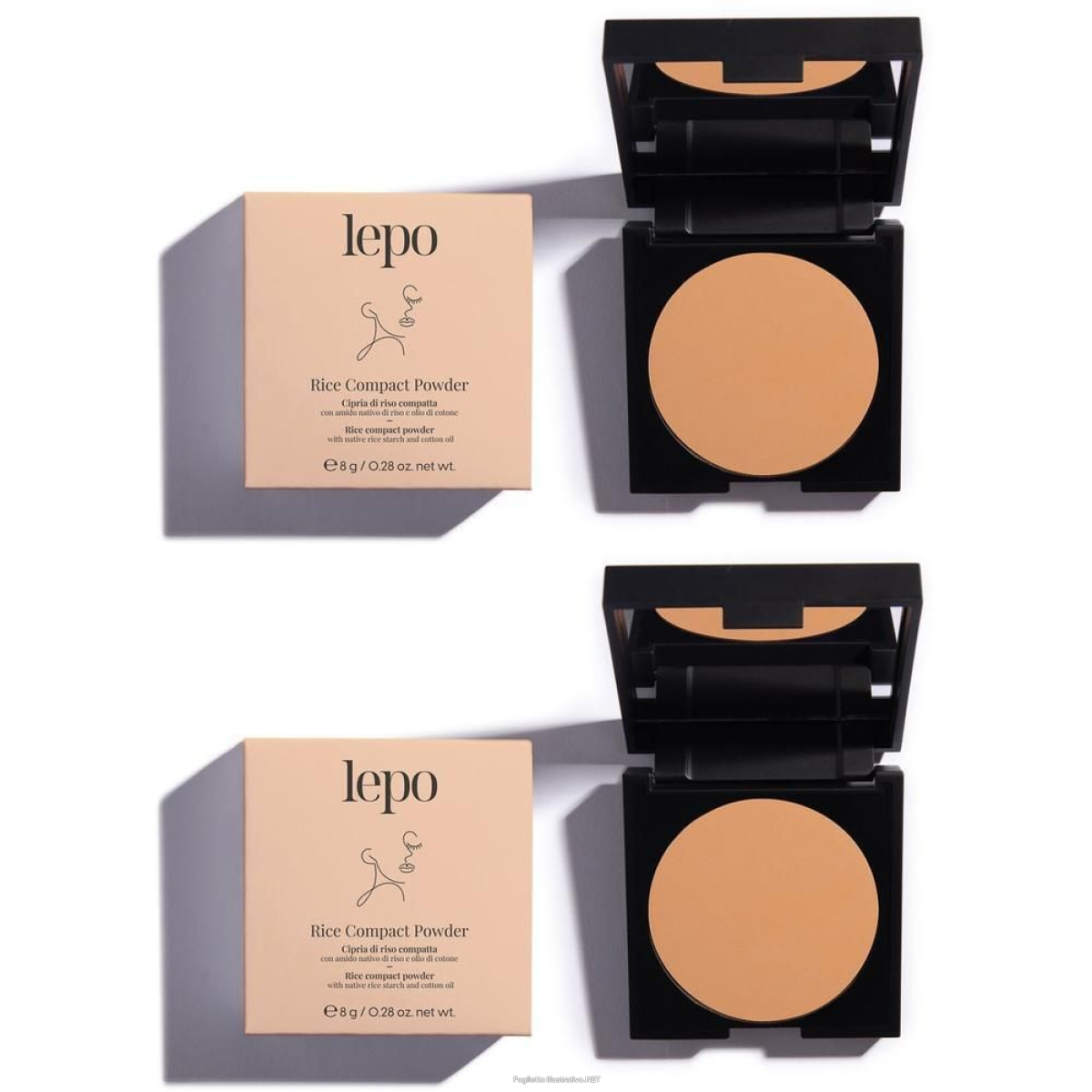 Cerca Offerte di lepo rice compact powder cipria di riso compatta nuance 93 2x1 pz make e acquista online