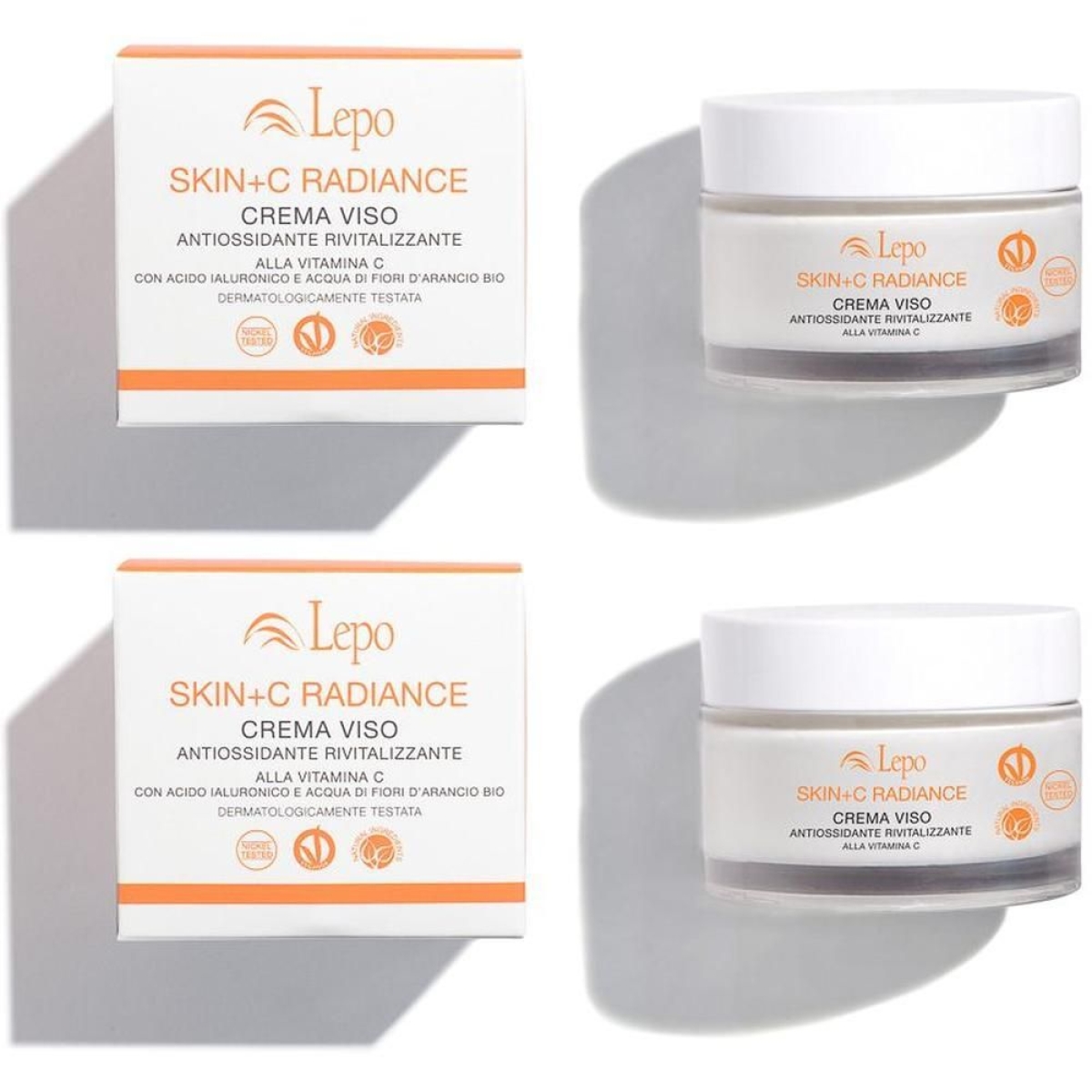 Cerca Offerte di Lepo skin+c radiance crema viso antiossidante rivitalizzante 2x50 ml e acquista online