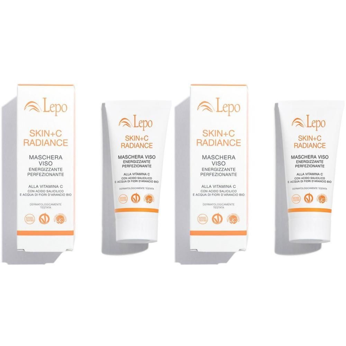 Cerca Offerte di Lepo skin+c radiance maschera viso ultra perfezionante 2x50 ml e acquista online