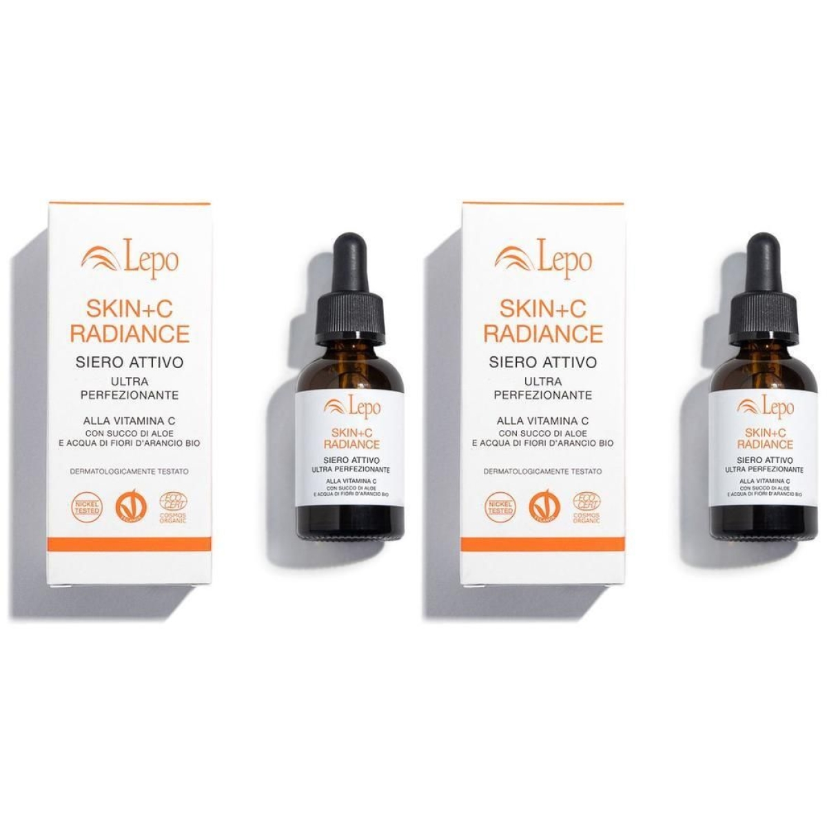 Cerca Offerte di Lepo skin+c radiance siero attivo ultra perfezionante 2x20 ml e acquista online