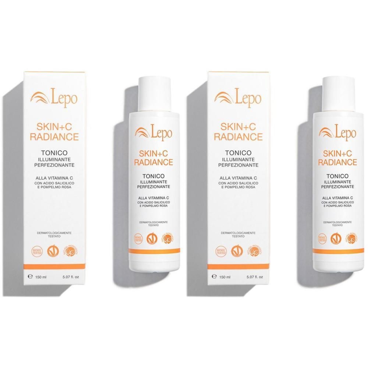 Cerca Offerte di Lepo skin+c radiance tonico illuminante perfezionante 2x150 ml e acquista online