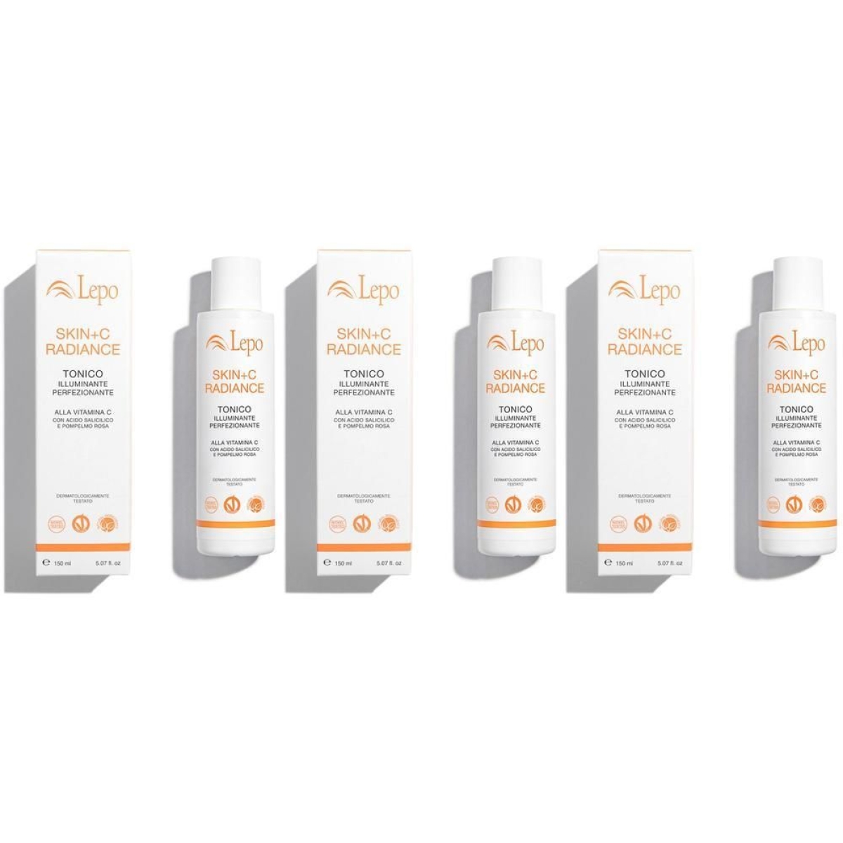 Cerca Offerte di Lepo skin+c radiance tonico illuminante perfezionante 3x150 ml e acquista online