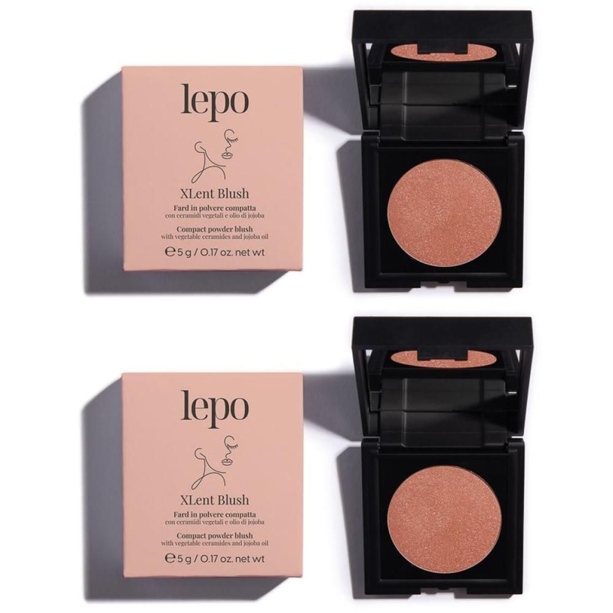 Cerca Offerte di Lepo xlent blush fard in polvere compatta nuance 03 2x1 st e acquista online