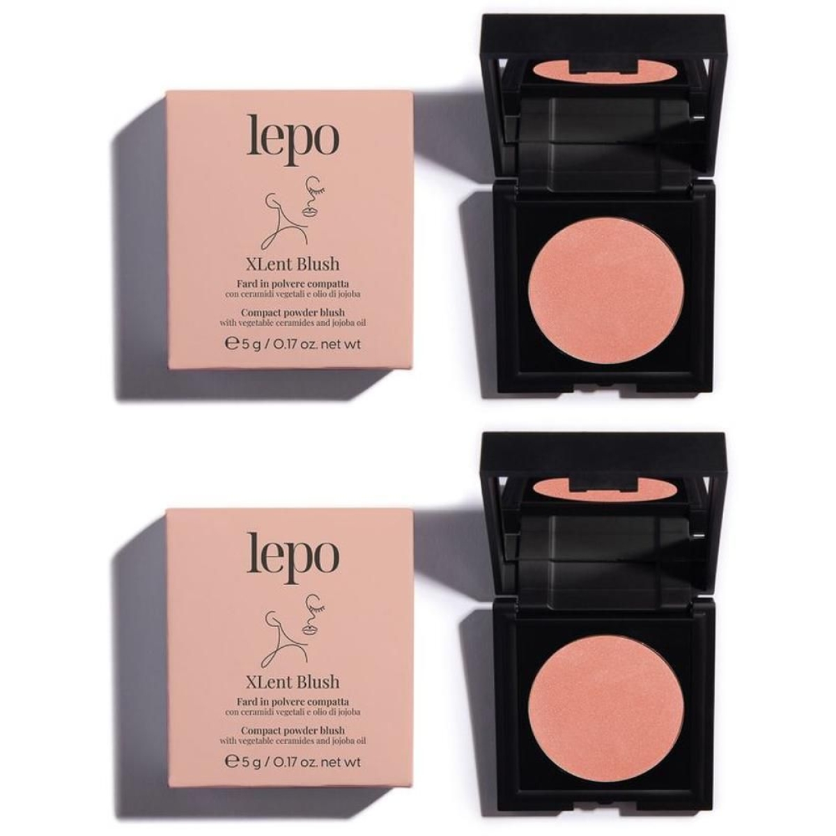 Cerca Offerte di Lepo xlent blush fard in polvere compatta nuance 04 2x1 st e acquista online