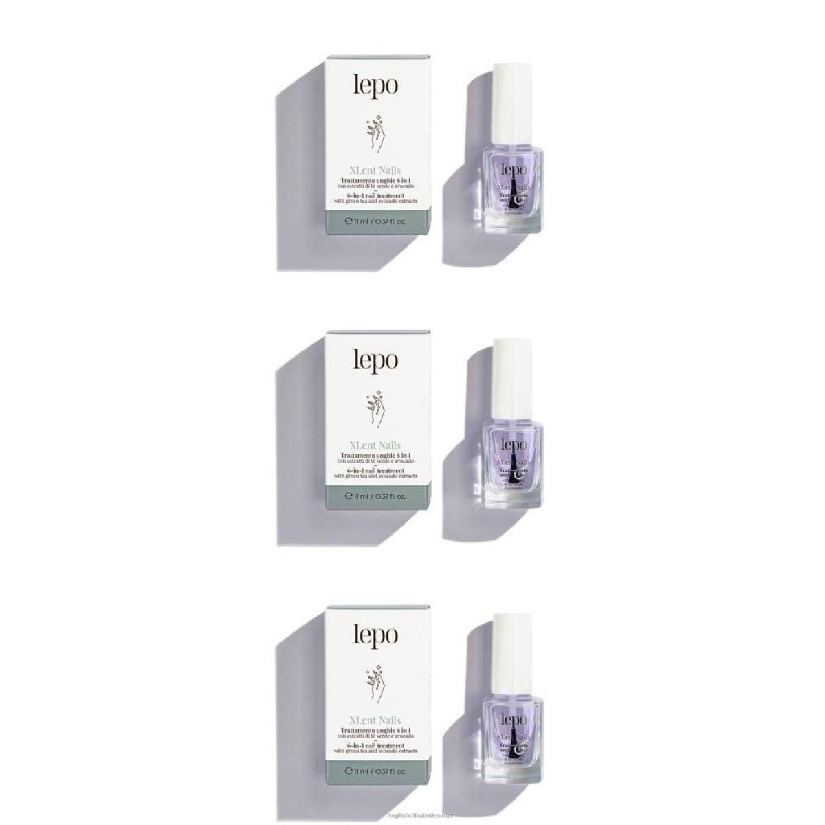 Cerca Offerte di lepo xlent nails trattamento unghie 6 in 1 mani e unghie 3x11 ml smalt e acquista online