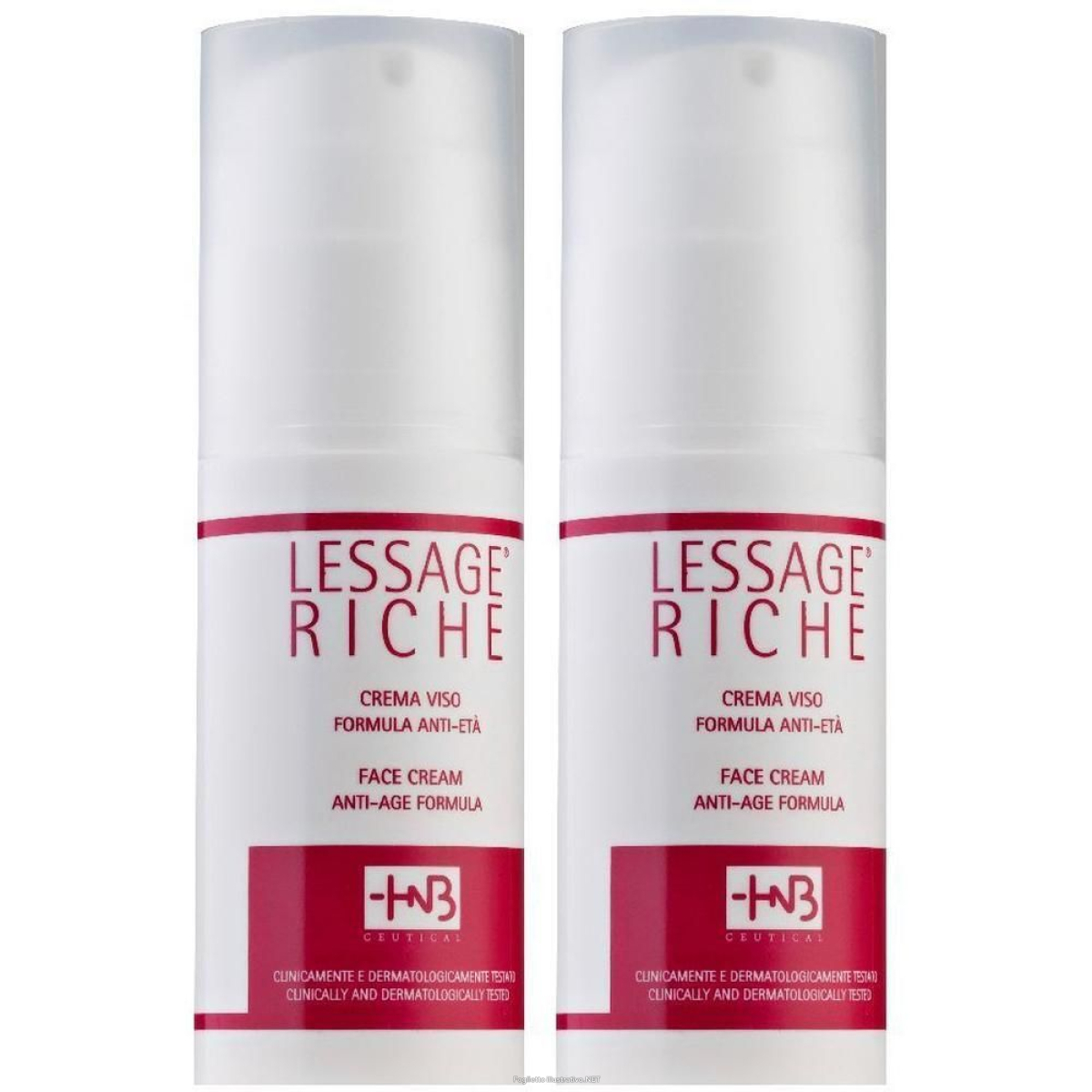 Cerca Offerte di lessage riche 50 ml 2x50 ml crema e acquista online