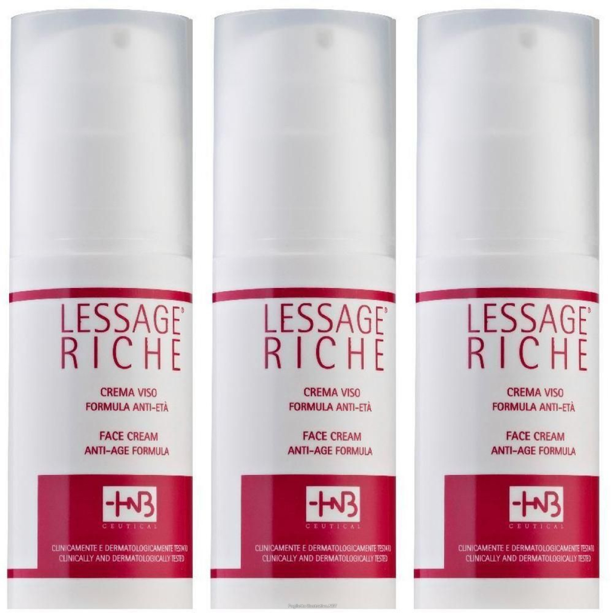 Cerca Offerte di lessage riche 50 ml 3x50 ml crema e acquista online