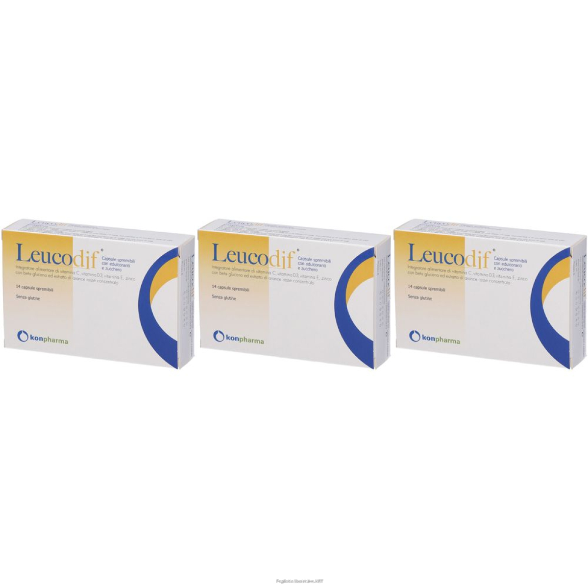 Cerca Offerte di leucodif® set da 3 3x14 pz capsule e acquista online
