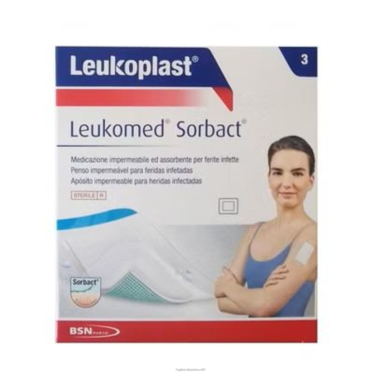 Cerca Offerte di leukomed sorbact medicazione 5x7,2 cm 3 pezzi e acquista online