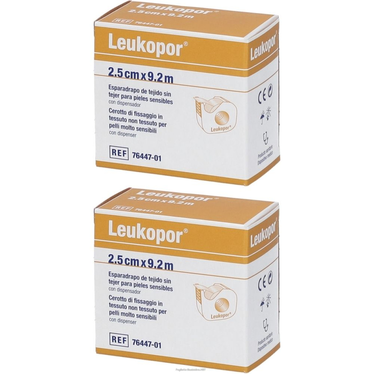 Cerca Offerte di leukopor® cerotto su rocchetto 2,5cm x 9,2m set da 2 pz e acquista online