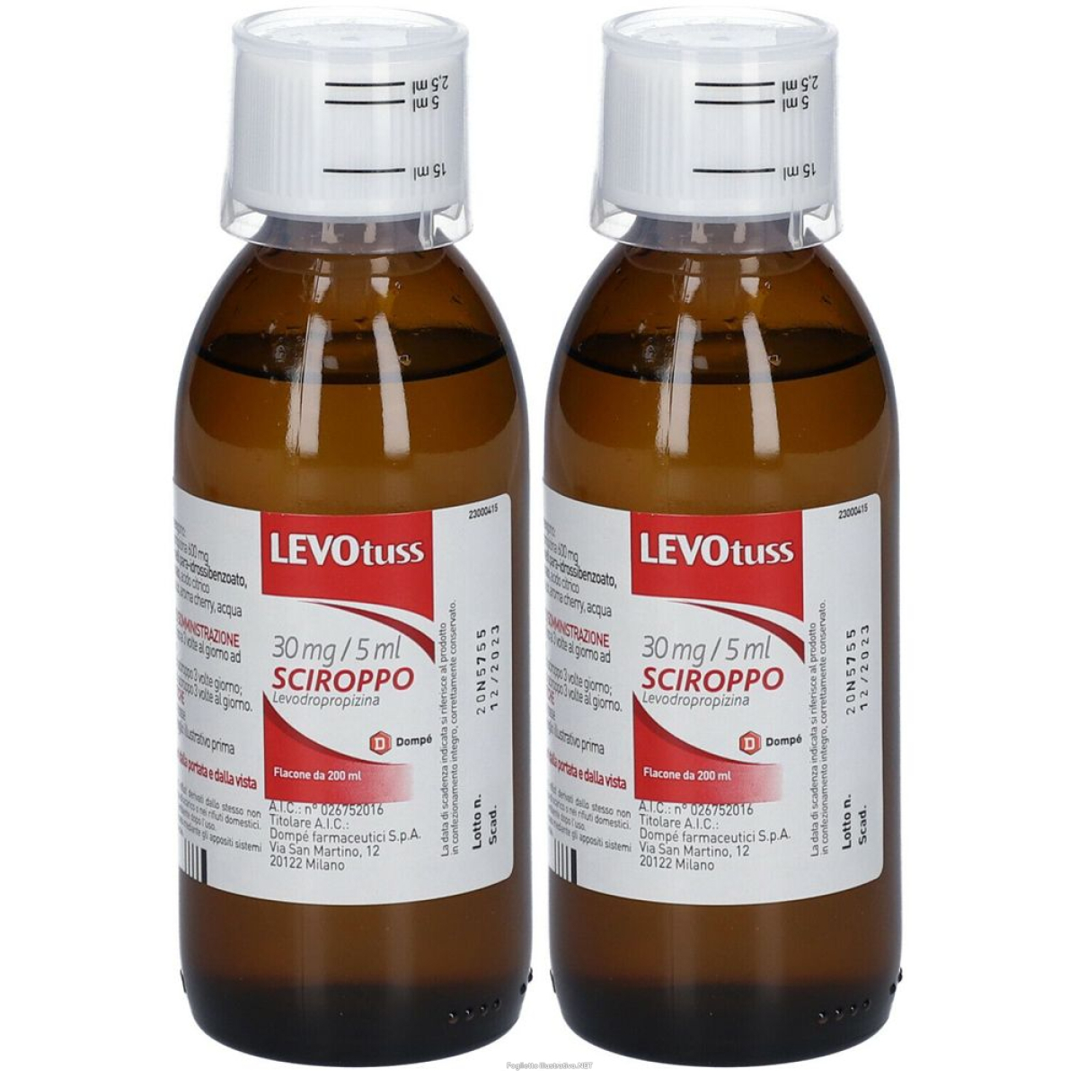 Cerca Offerte di levotuss sciroppo set da 2 2x200 ml per la tosse e acquista online