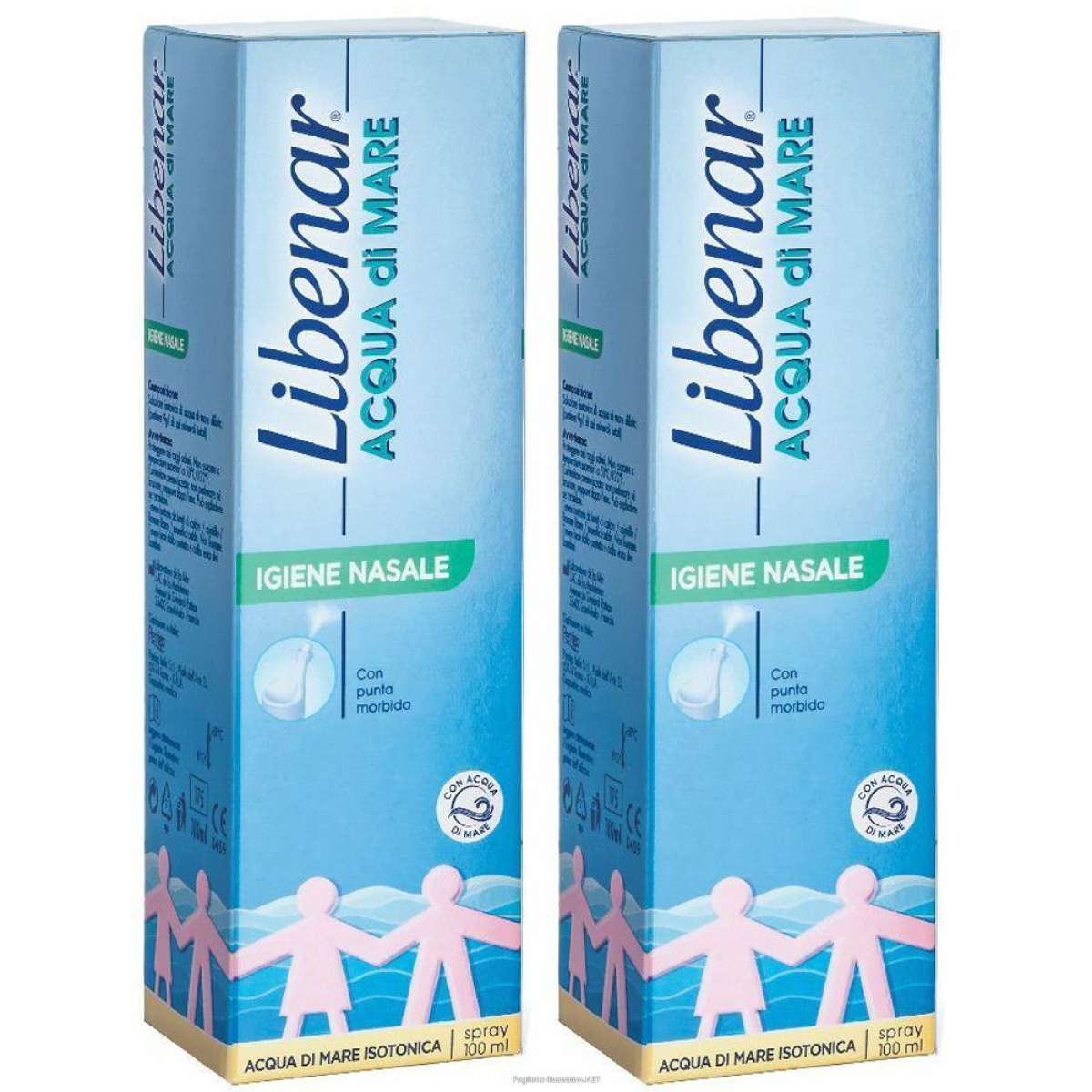 Cerca Offerte di libenar® acqua di mare per l'igiene nasale set da 2 2x100 ml spray nas e acquista online
