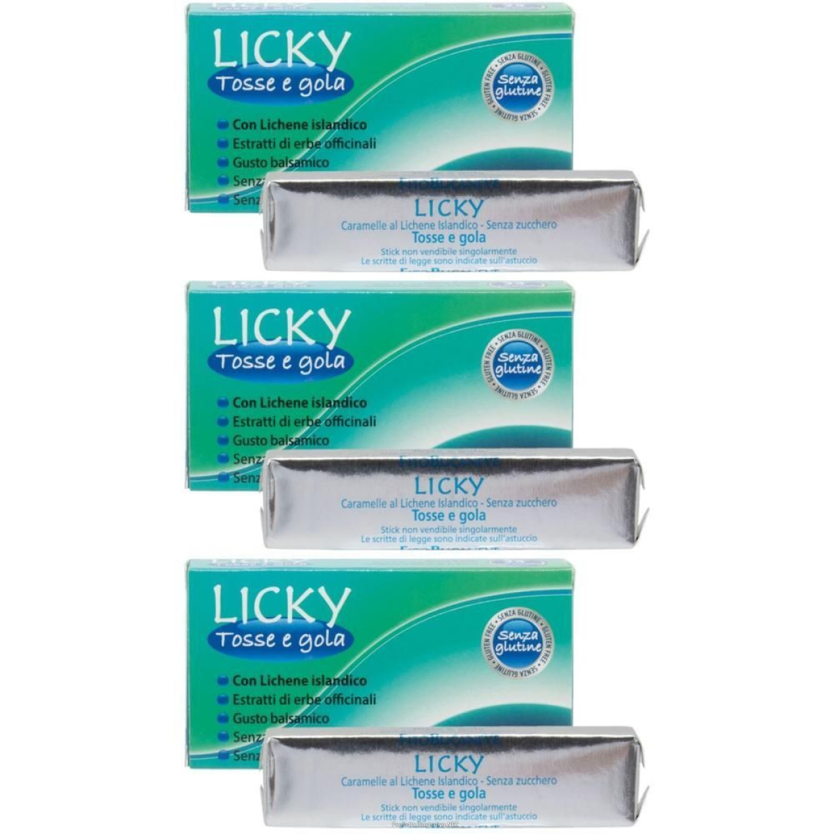 Cerca Offerte di licky tosse e gola 3x70 g caramelle e acquista online