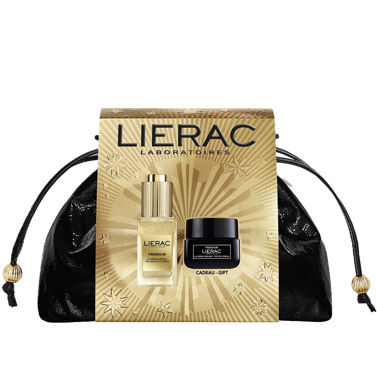 Cerca Offerte di Lierac - cofanetto natale trousse premium anti età siero viso absolu + contorno occhi confezione 2 pezzi e acquista online