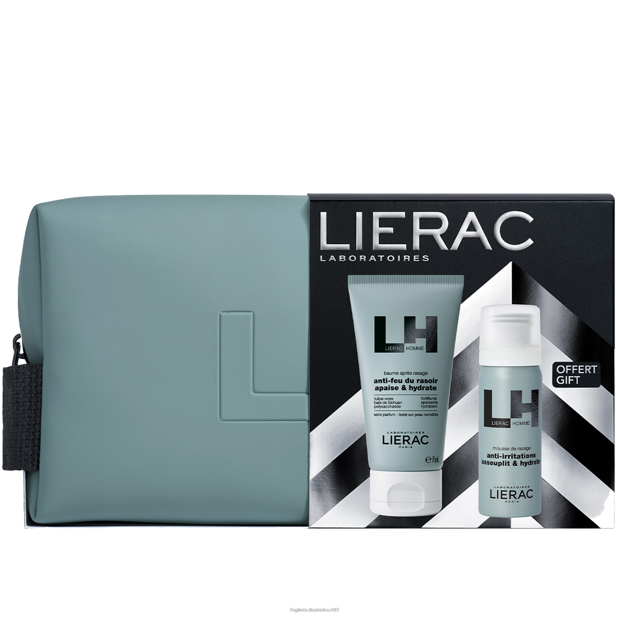 Cerca Offerte di lierac cofanetto natale uomo 2025 dopobarba - balsamo dopobarba idratante 75 ml + schiuma da barba 150 ml + trousse e acquista online