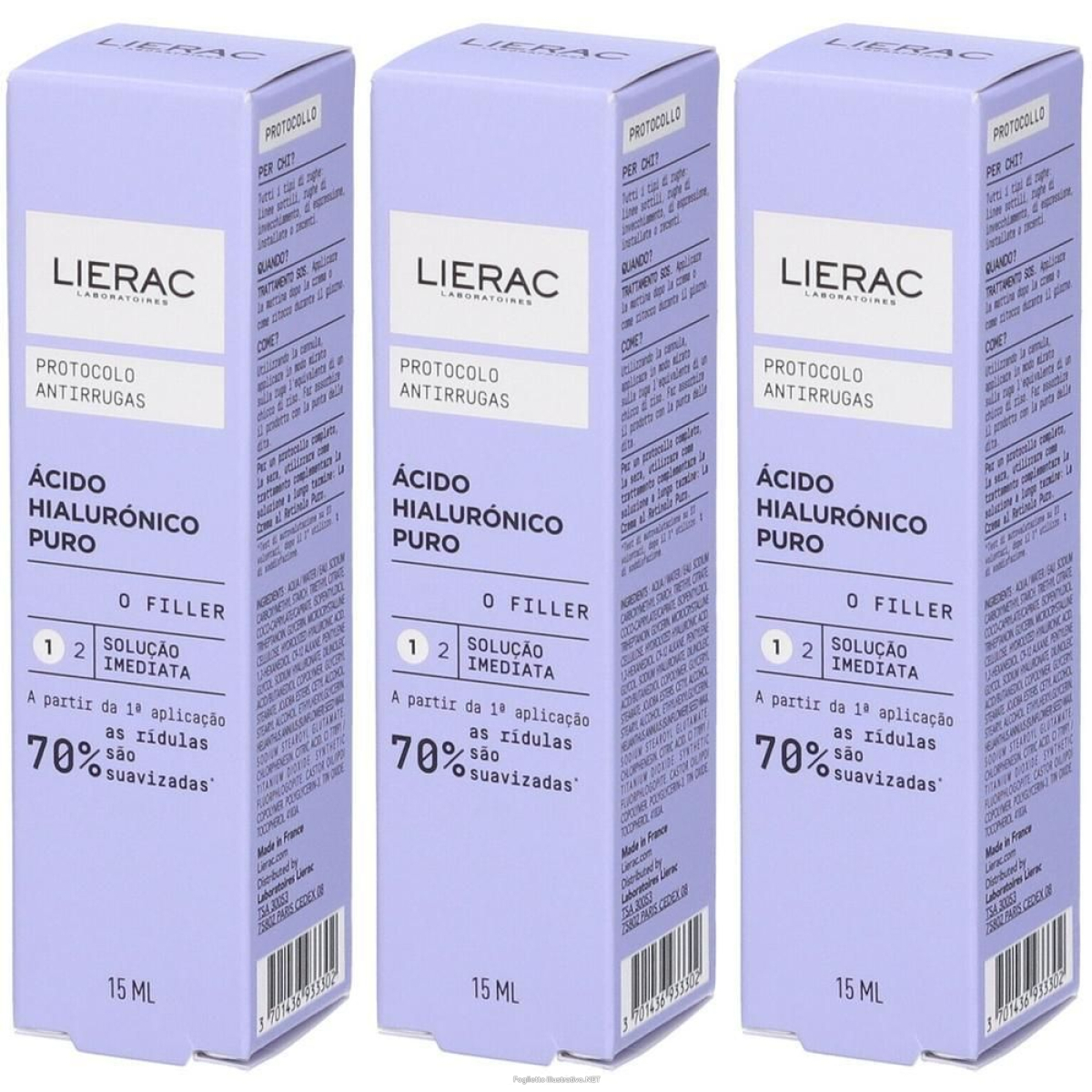 Cerca Offerte di lierac filler protocollo anti-rughe 3x15 ml e acquista online