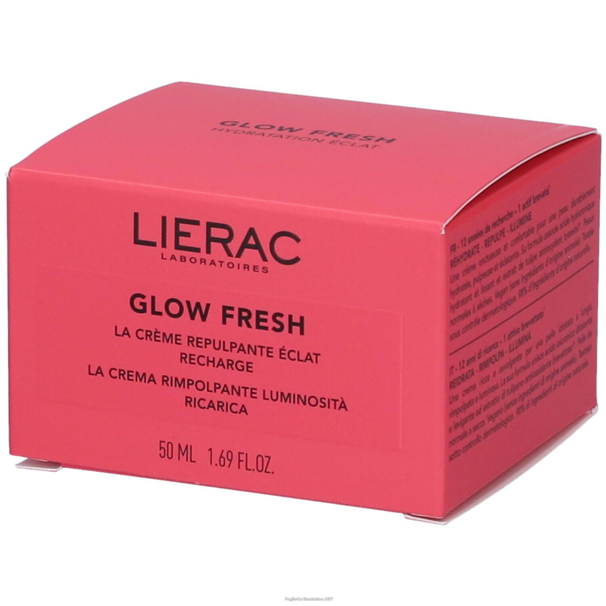 Cerca Offerte di lierac - glow fresh ricarica crema viso illuminante rimpolpante confezione 50 ml e acquista online