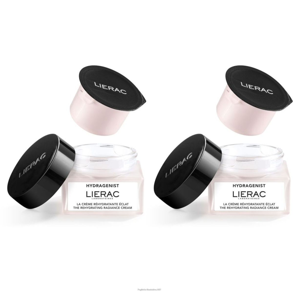 Cerca Offerte di lierac hydragenist crema reidratante illuminante ricarica set da 2 2x5 e acquista online
